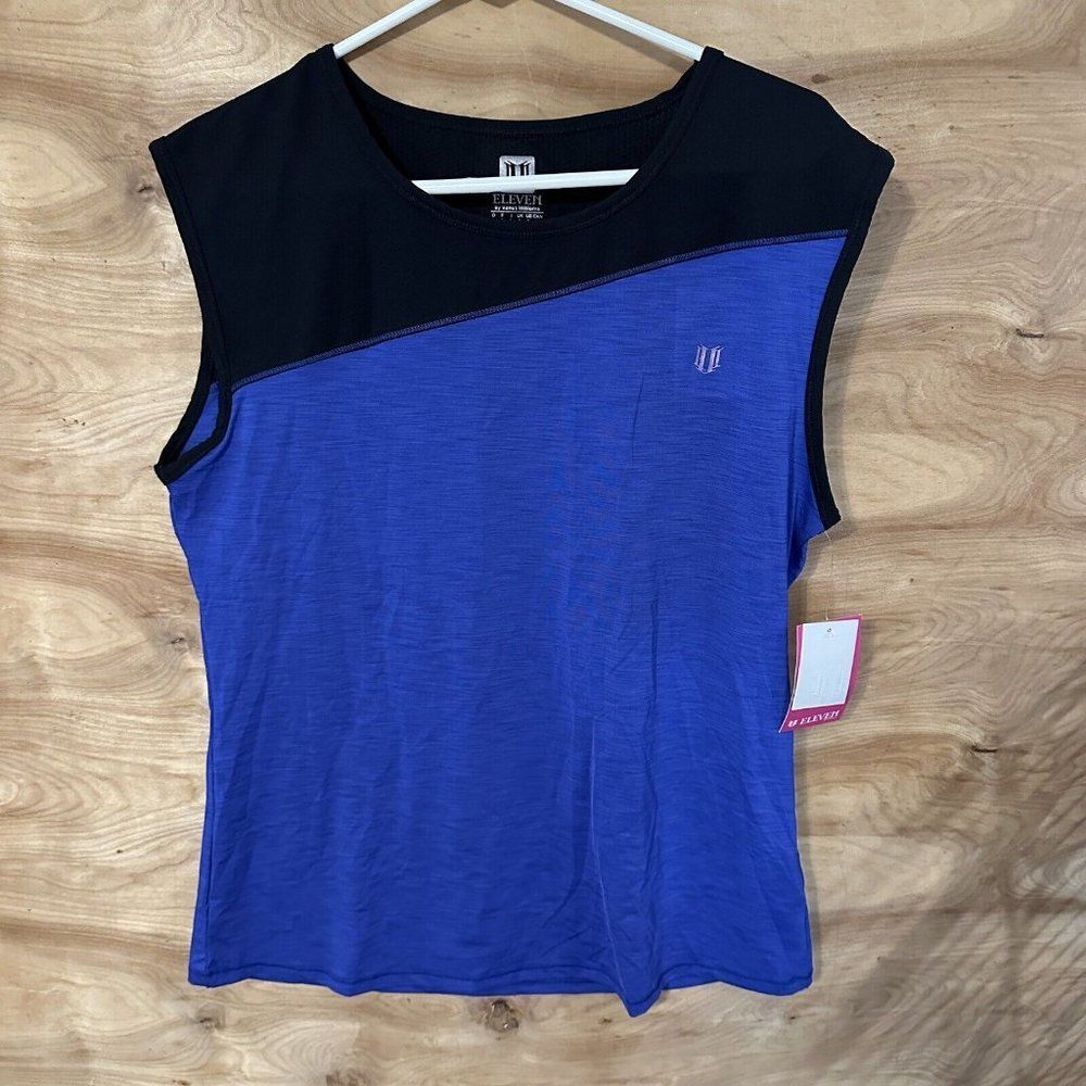 NWT ELEVEN BY VENUS WILLIAMS WOMEN SLEEVELESS T-SHIRT TABK TOP STRETCH  SPORTS